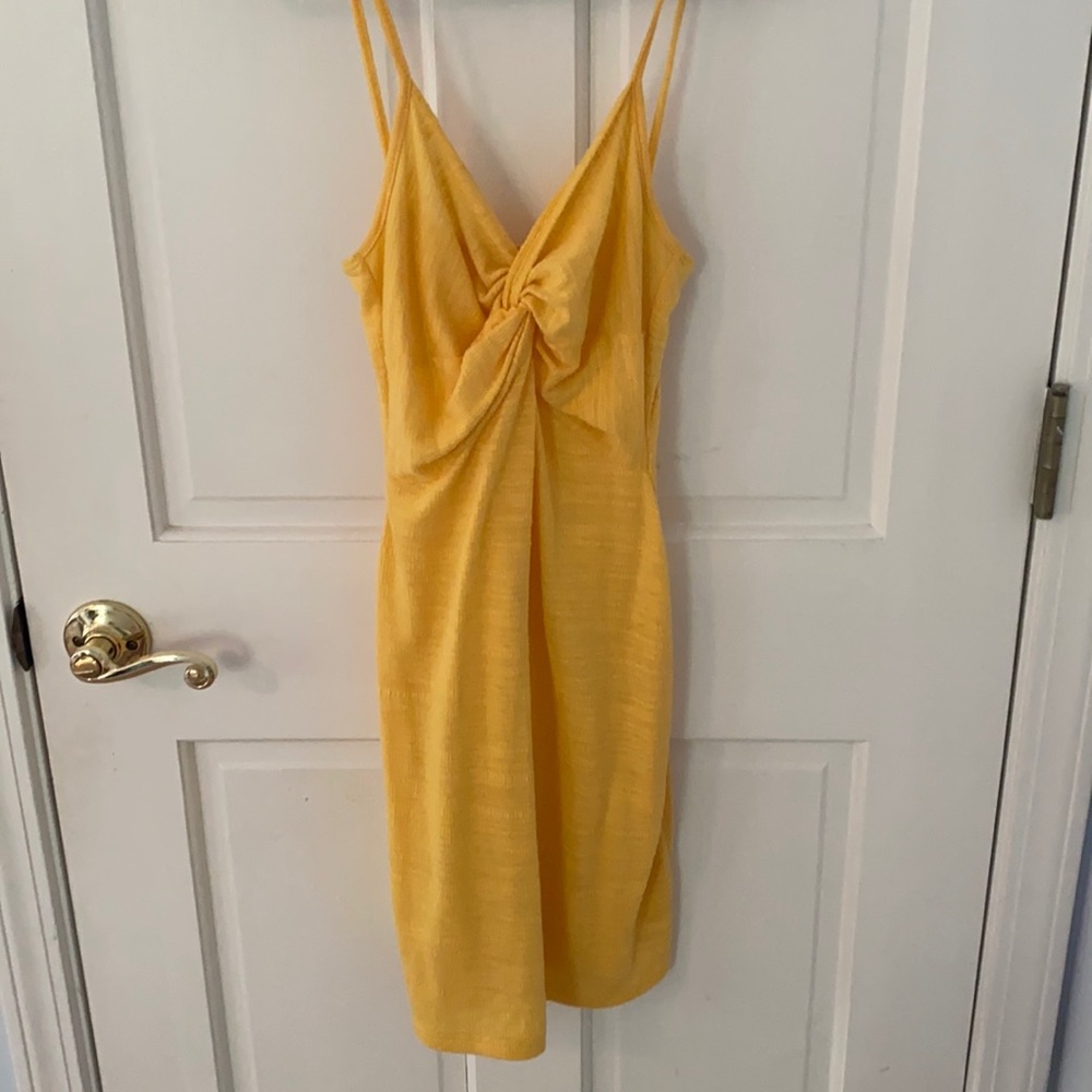 Yellow summer dress